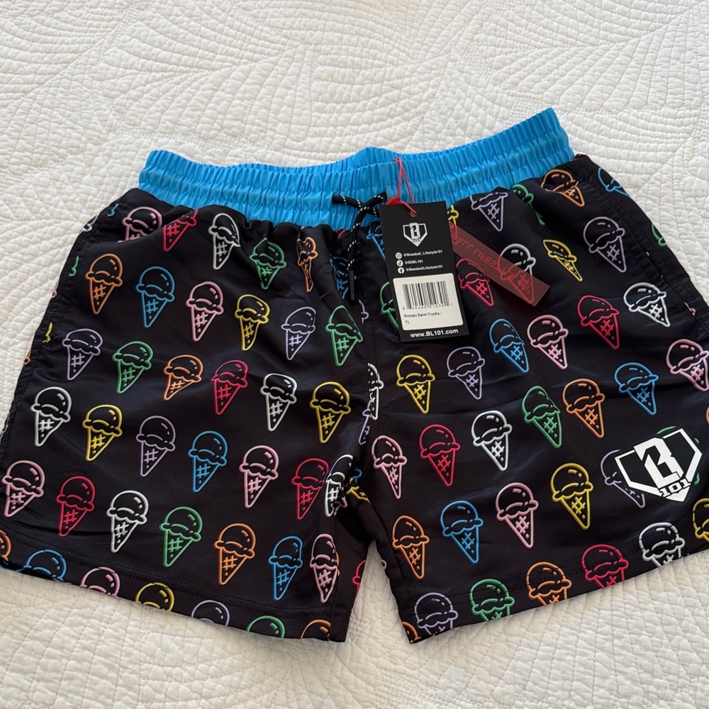 BSBL 101 Scoops Swim Trunks Youth Large - BRAND NEW